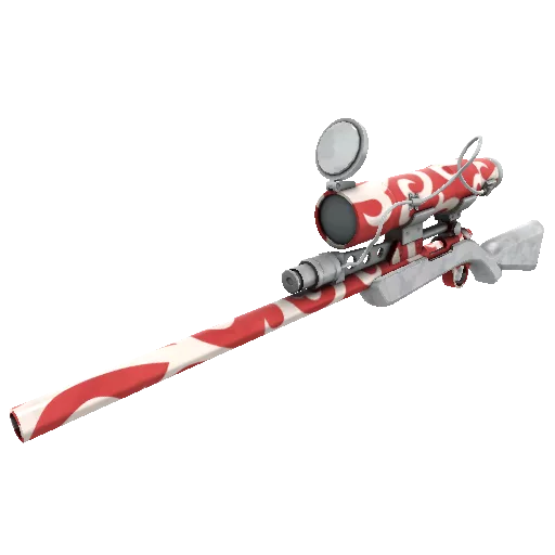 frost ornamented sniper rifle