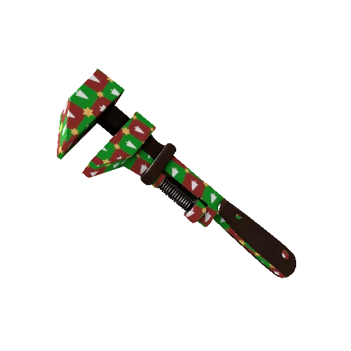 gifting manns wrapping paper wrench
