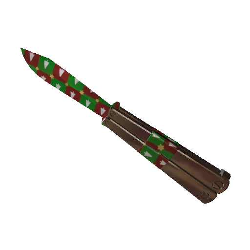 gifting manns wrapping paper knife