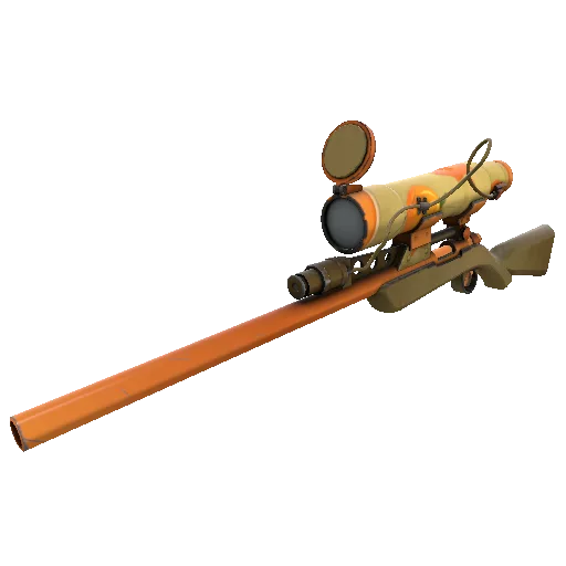 pumpkin pied sniper rifle