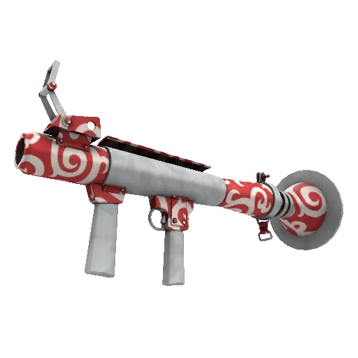 frost ornamented rocket launcher