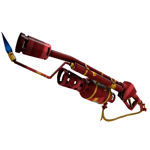 gift wrapped flame thrower