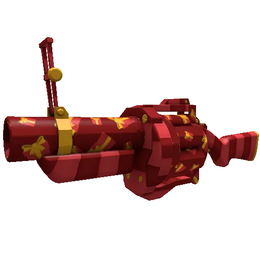 gift wrapped grenade launcher