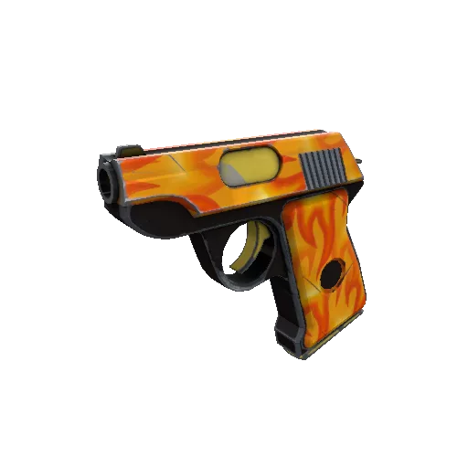 fire glazed pistol