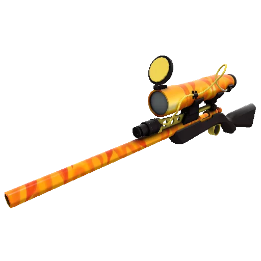 fire glazed sniper rifle