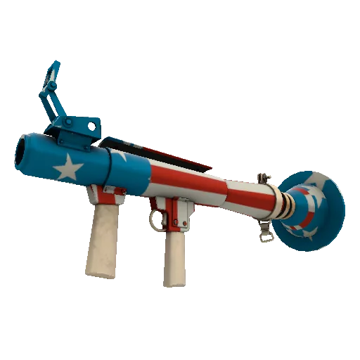freedom wrapped rocket launcher