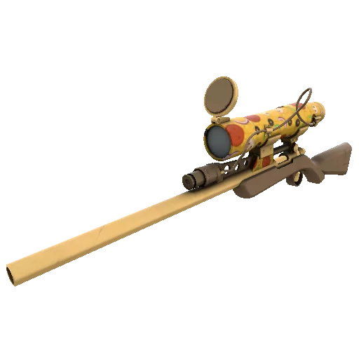 pizza polished sniper rifle