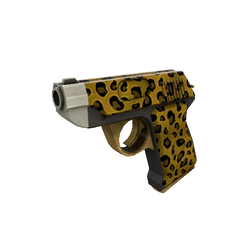 leopard printed pistol