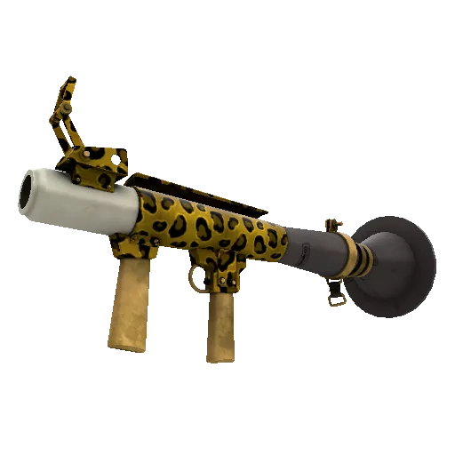 leopard printed rocket launcher
