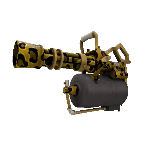 leopard printed minigun