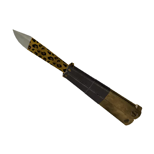 leopard printed knife