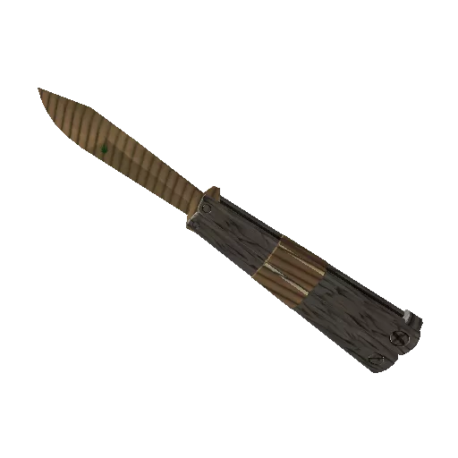 bamboo brushed knife